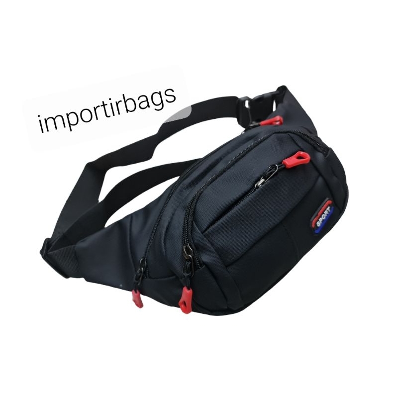 Tas Waistbag Waterproof Selempang Pria Wanita Importirbags