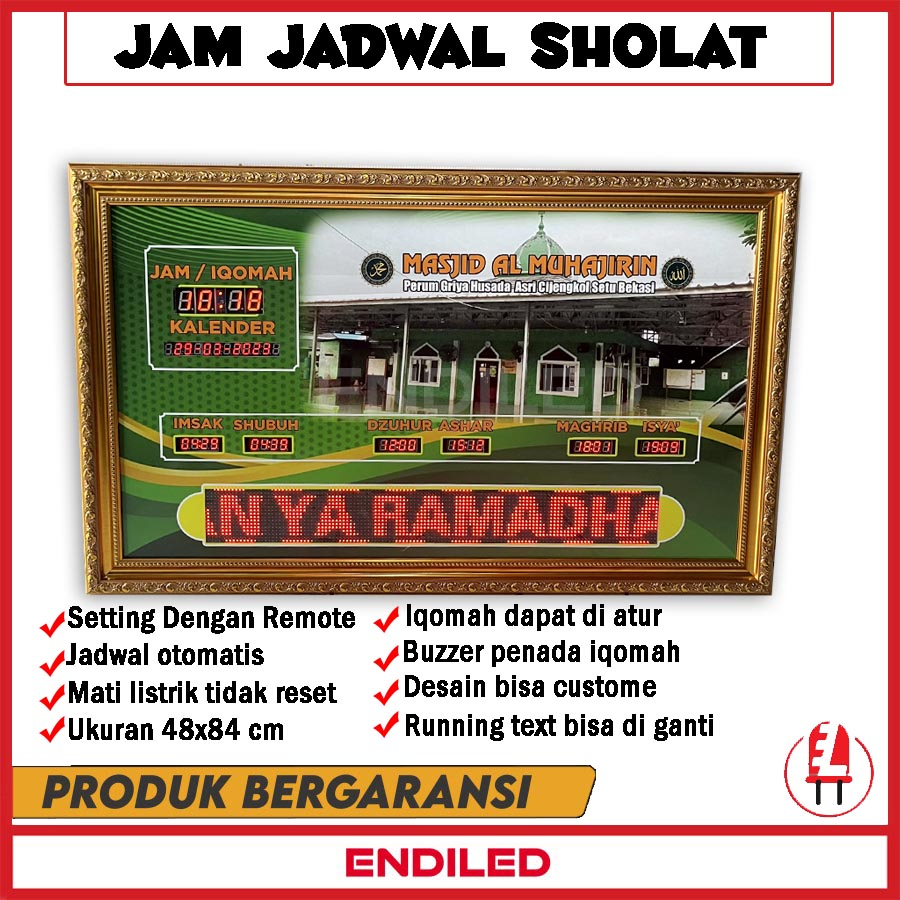 jam jadwal sholat masjid