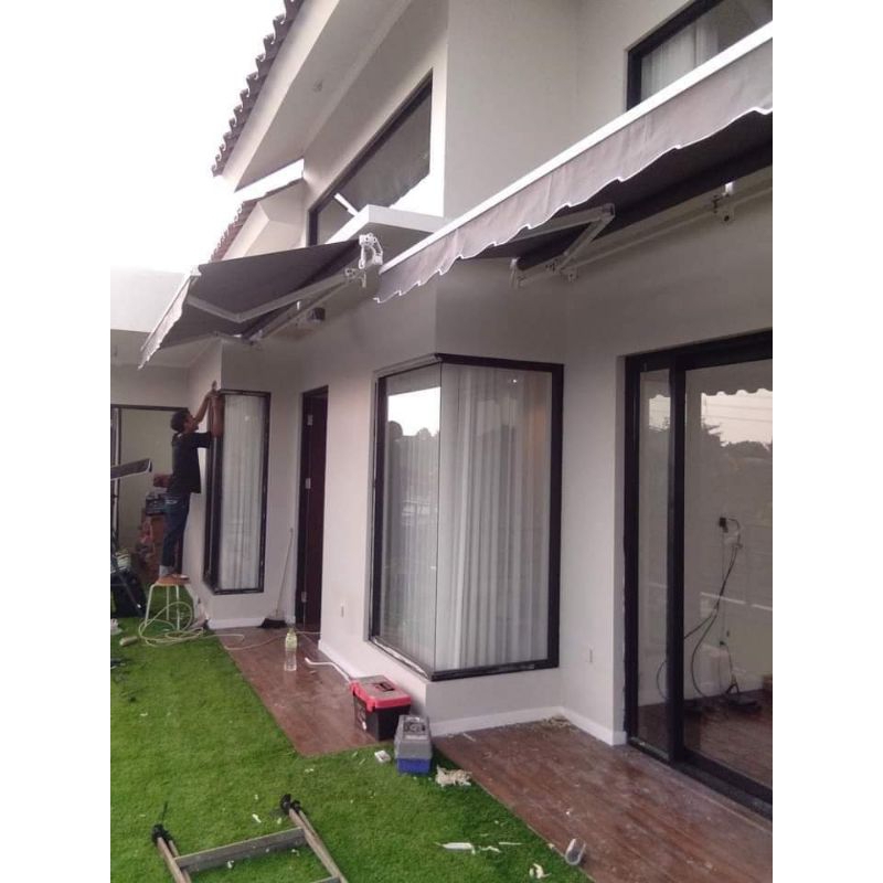 awning gulung manual/otomatis