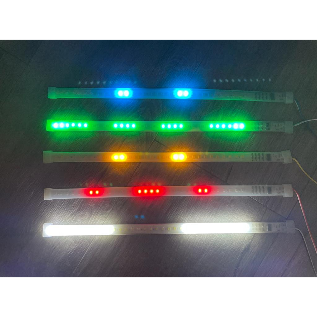 Lampu LED Strip Fleksibel Strobo 32 LED 48 LED 12 Volt 24 Volt Variasi Nyala Kedap Kedip 12V 24V