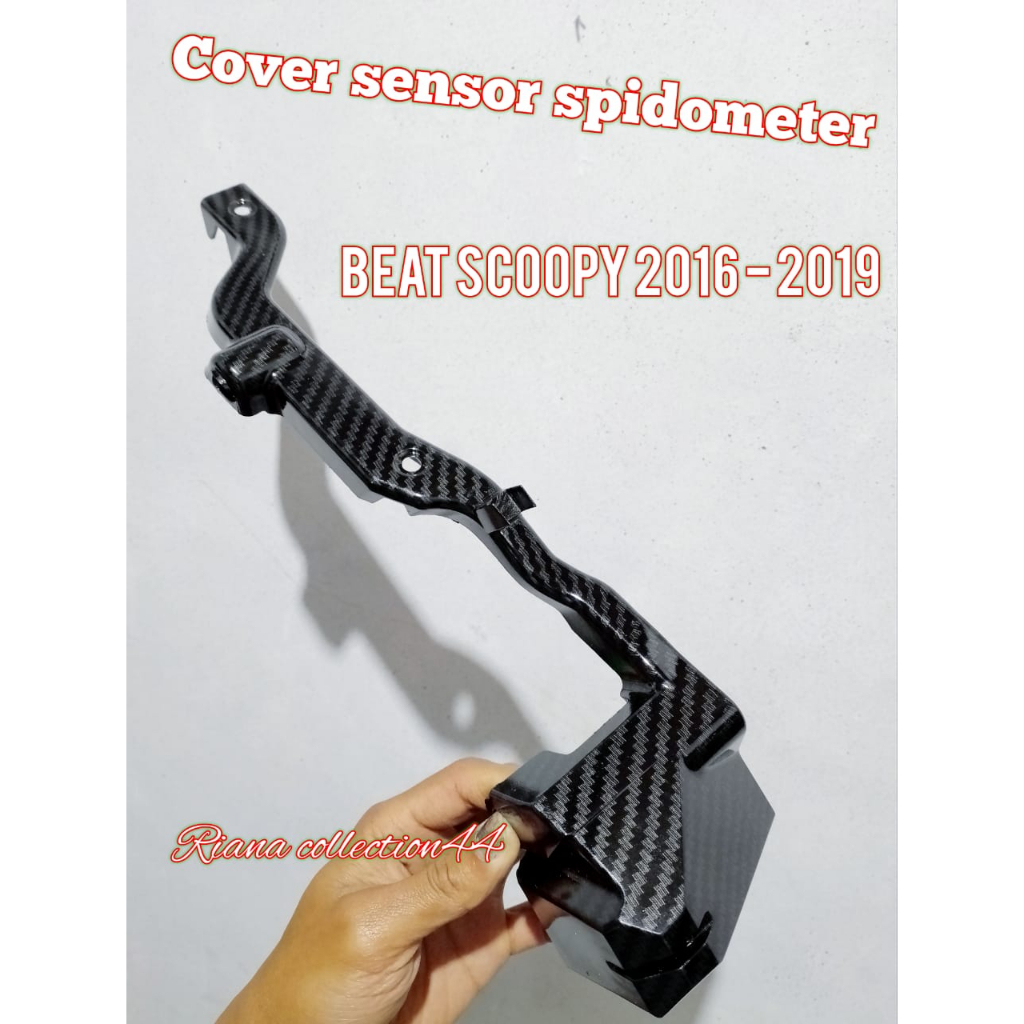 Cover tutup sensor speed spedometer carbon beat esp 2016-2019 / beat street / scoopy esp 2017- 2020 