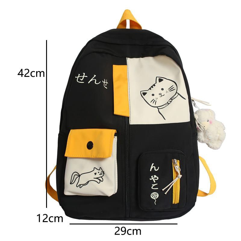 Tas ransel sekolah anak/tas punggung wanita/tas ransel motif cat/tas ransel kombinasi