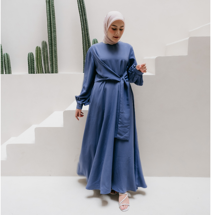 Ms Daisy Nadia Tied dress (MODEST COLLECTION)