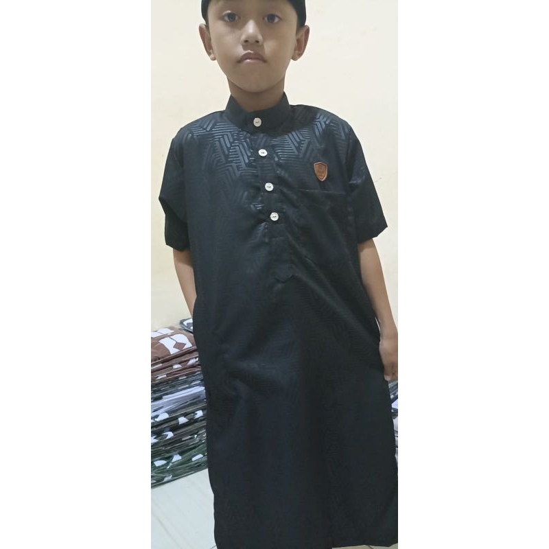 jubah /gamis  anak laki-laki usia 2 -16thun lengan pendek