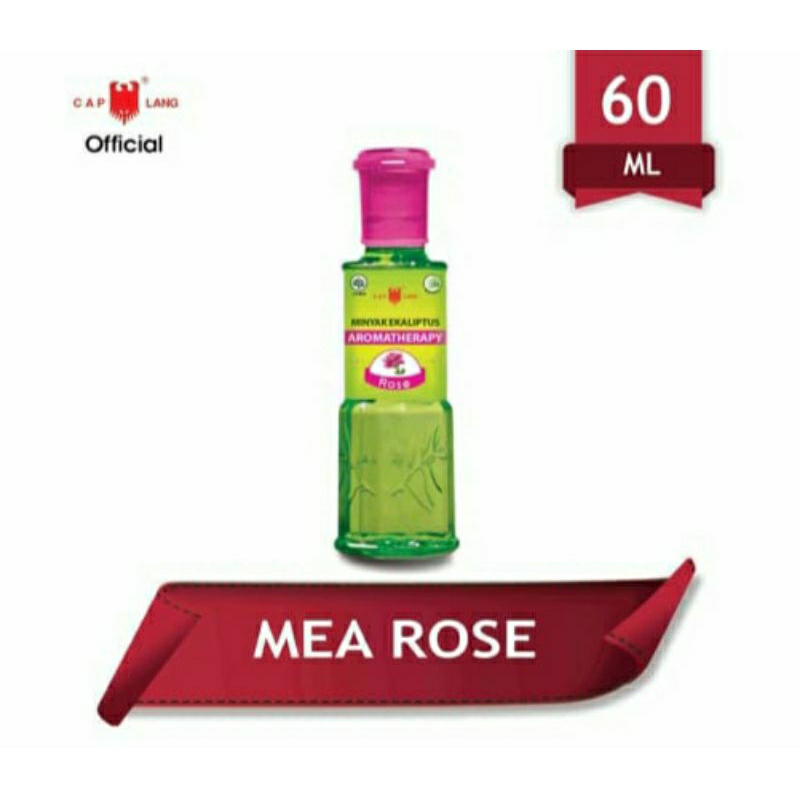 Cap Lang Minyak Kayu Putih Ekaliptus Aromatherapy Rose 60 ml