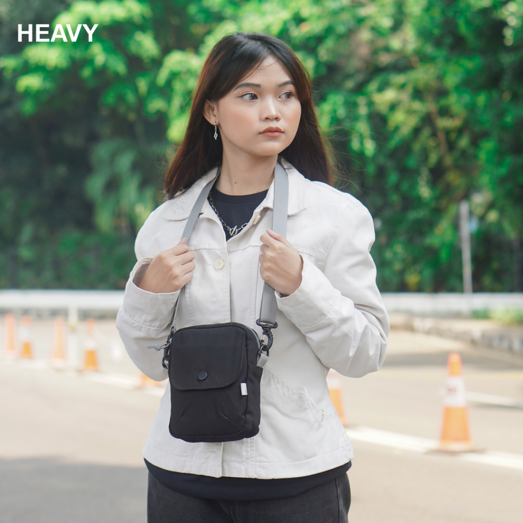 Tas Heavy | Ramsmax Pouch Bag Kanvas Heavy | Tas Selempang Pria Sling Bag Premium Distro