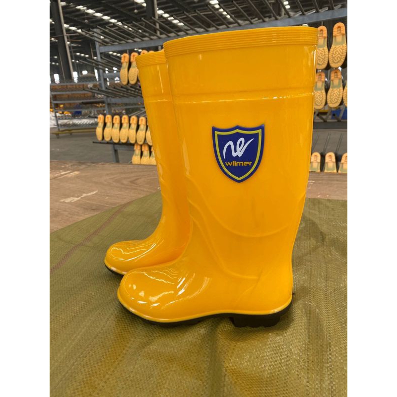 Sepatu Boot Wilmer Karet Kuning / Sepatu Boot Karet Kuning Tebal / Sepatu karet