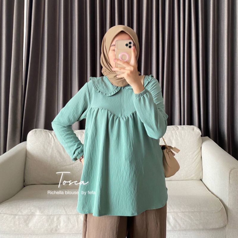 BLOUSE CRINCLE RICHELLA by fefastyle