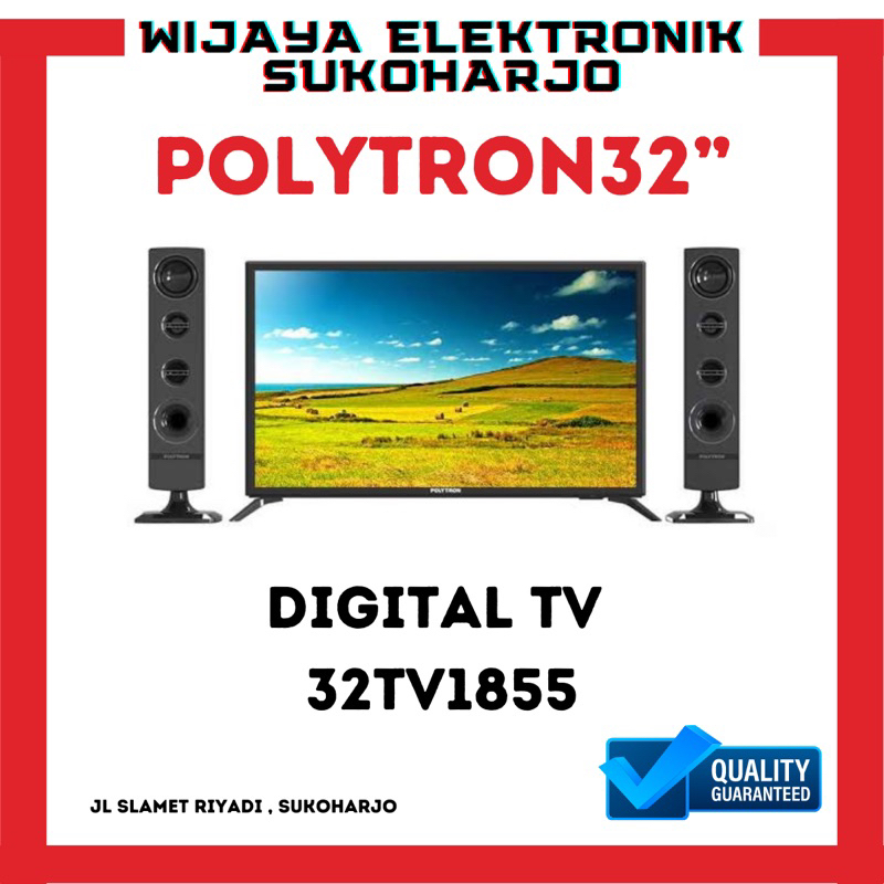 TV LED POLYTRON 32” DIGITAL 32TV1853 32TV1755