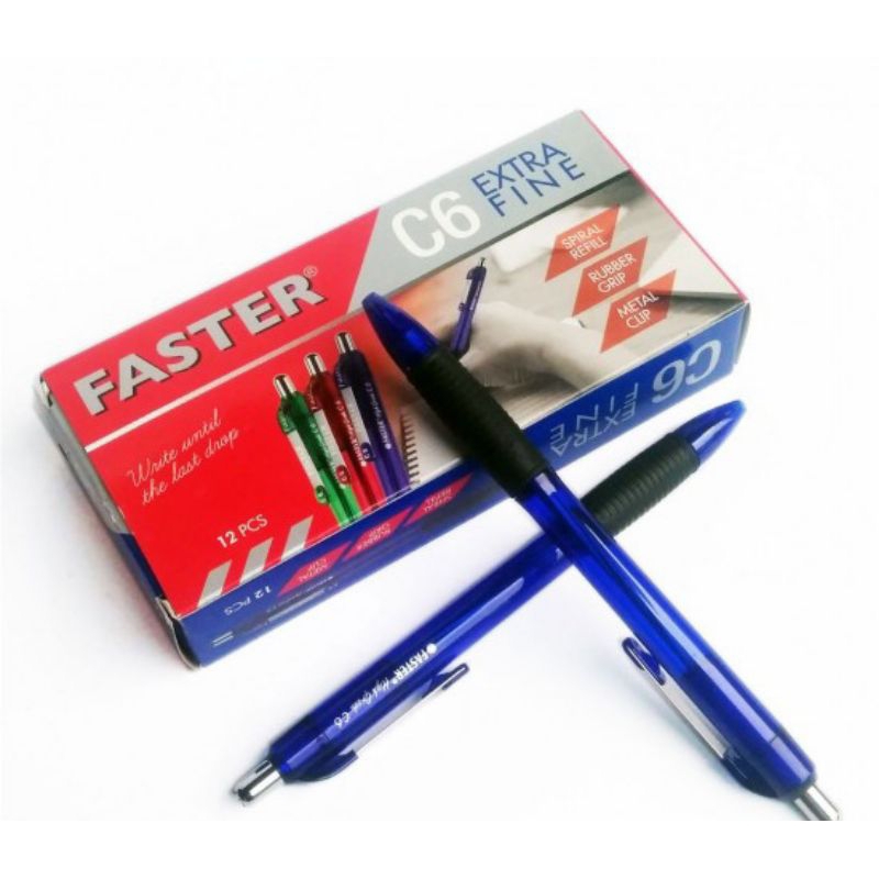 

pulpen faster c6 - pena - bolpen - ballpoint - pen c6 faster