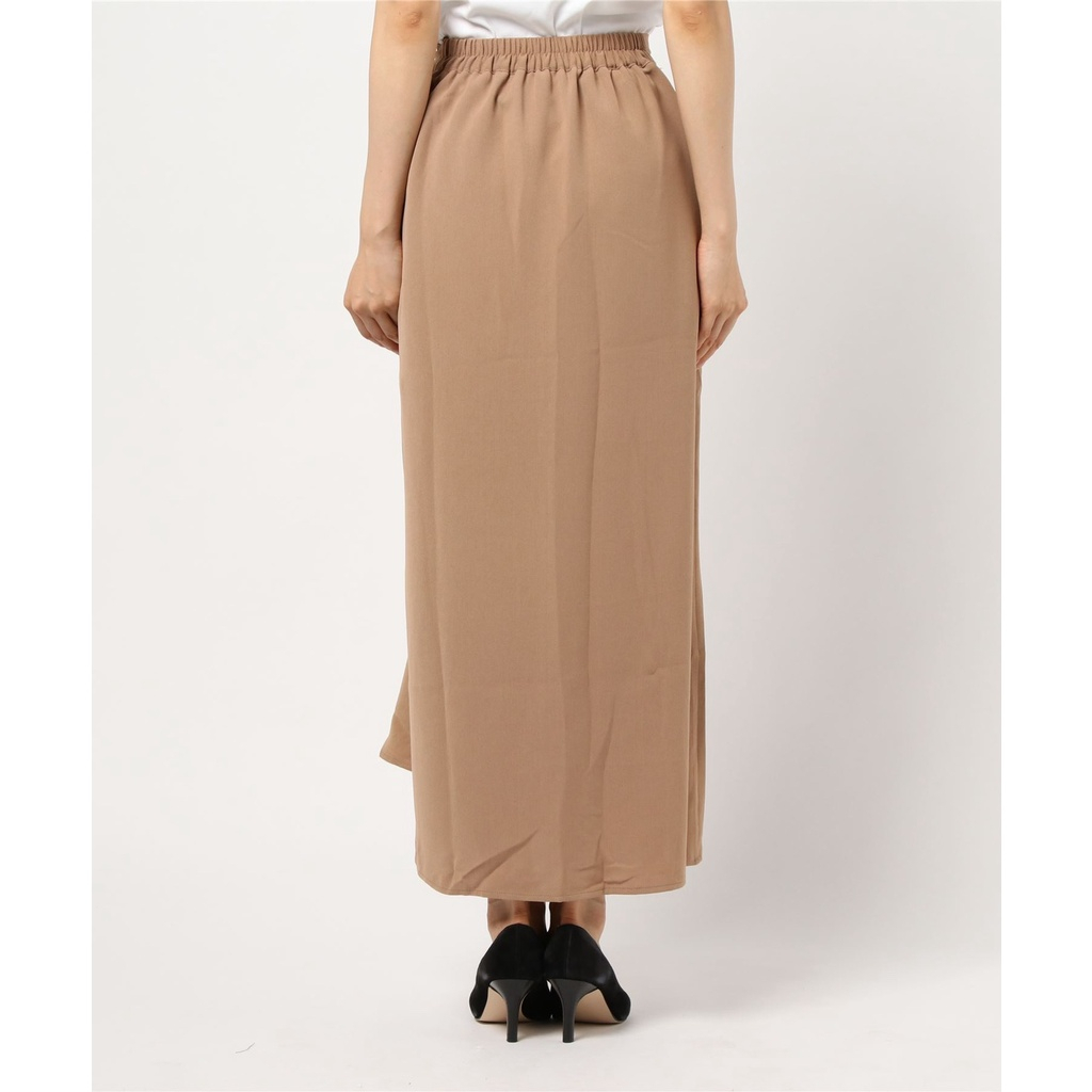 EUNII Rok Span Serut Casual Flowy Midi Skirt Rok Korean Style High Waist