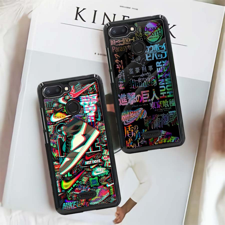 (MT41) Case Kilau Redmi 6 | Redmi 6A | Casing Hp Xiaomi | Pelindung Smartphone Seven Case | Aestheti