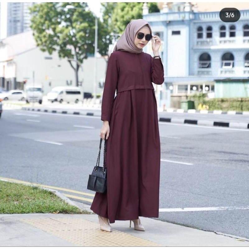 Gamis/Dress Daily Basic Shalva Heaven Lights HL - Preloved