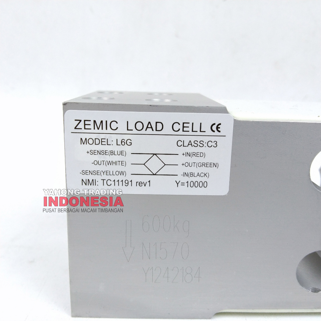 Load Cell Loadcell ZEMIC L6G 600kg Sensor Berat Timbangan Digital