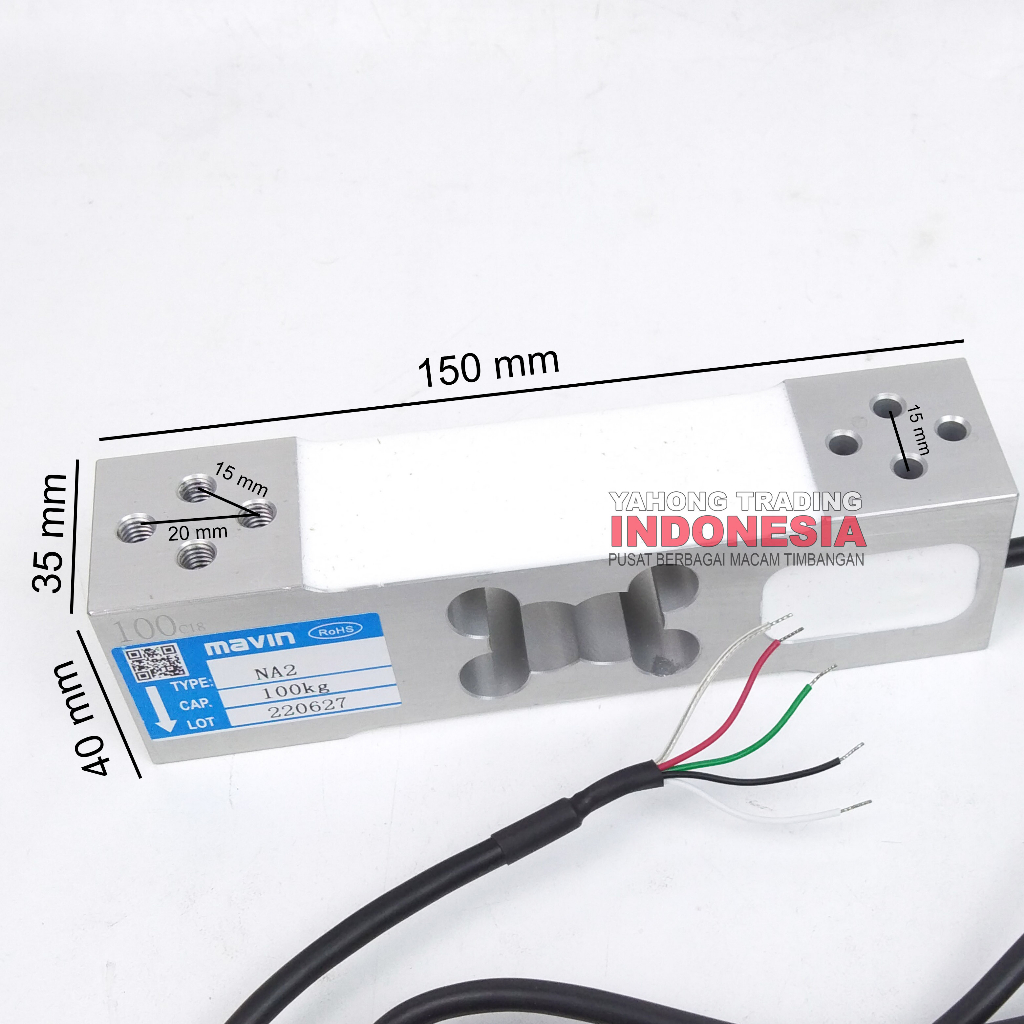 Load Cell Loadcell MAVIN NA2 100kg 200kg Sensor Berat Timbangan Digital