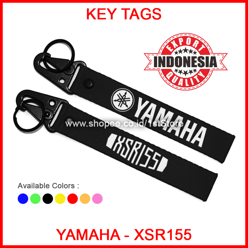 GANTUNGAN KUNCI YAMAHA XSR155 PREMIUM KEYCHAIN KEY CHAIN TAG LOGO SEPEDA MOTOR XSR 155 R ALL NEW KEY