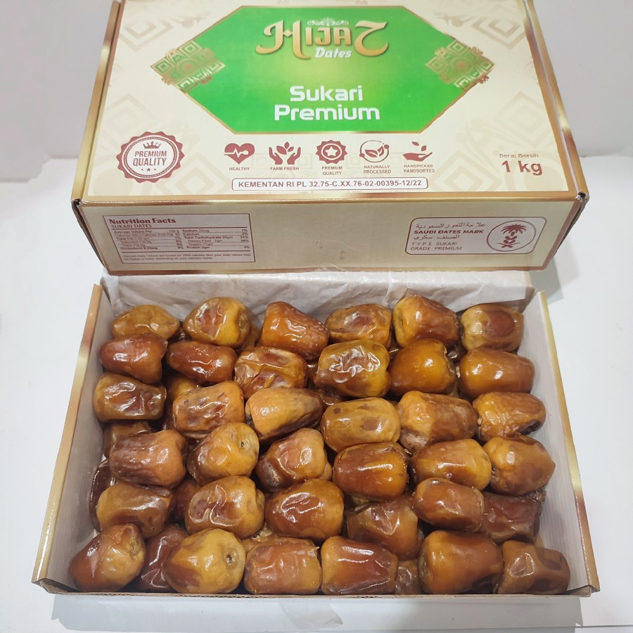 

KURMA SUKARI PREMIUM HIJAZ 1KG SUKKARI BASAH AL MADINAH AL QASSIM 1 KG