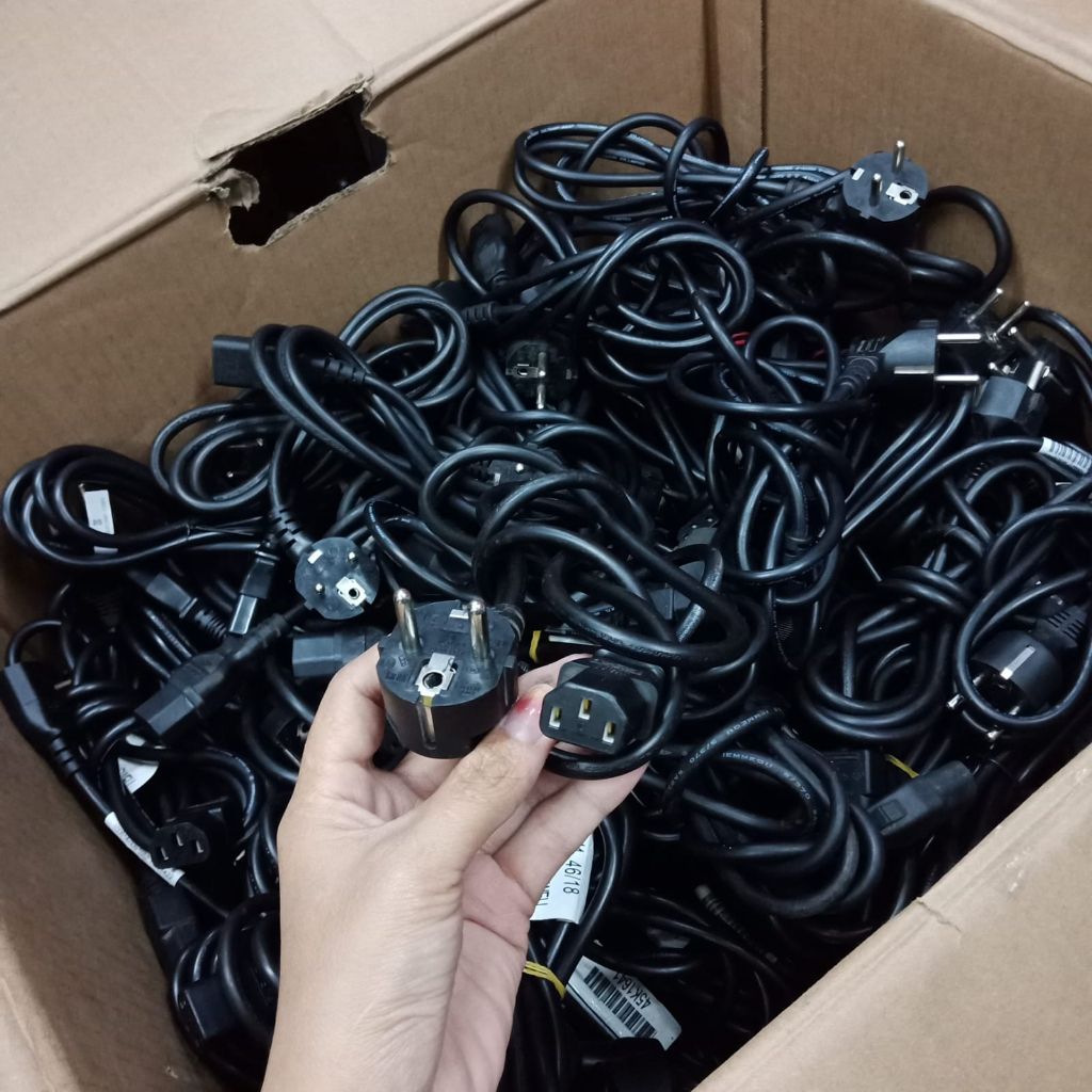 JUAL KABEL POWER ASLI ORIGINAL UNTUK KOMP, LCD, LED ,AIO, UPS, PC SERVER, DLL&quot; MURAH MERIAH