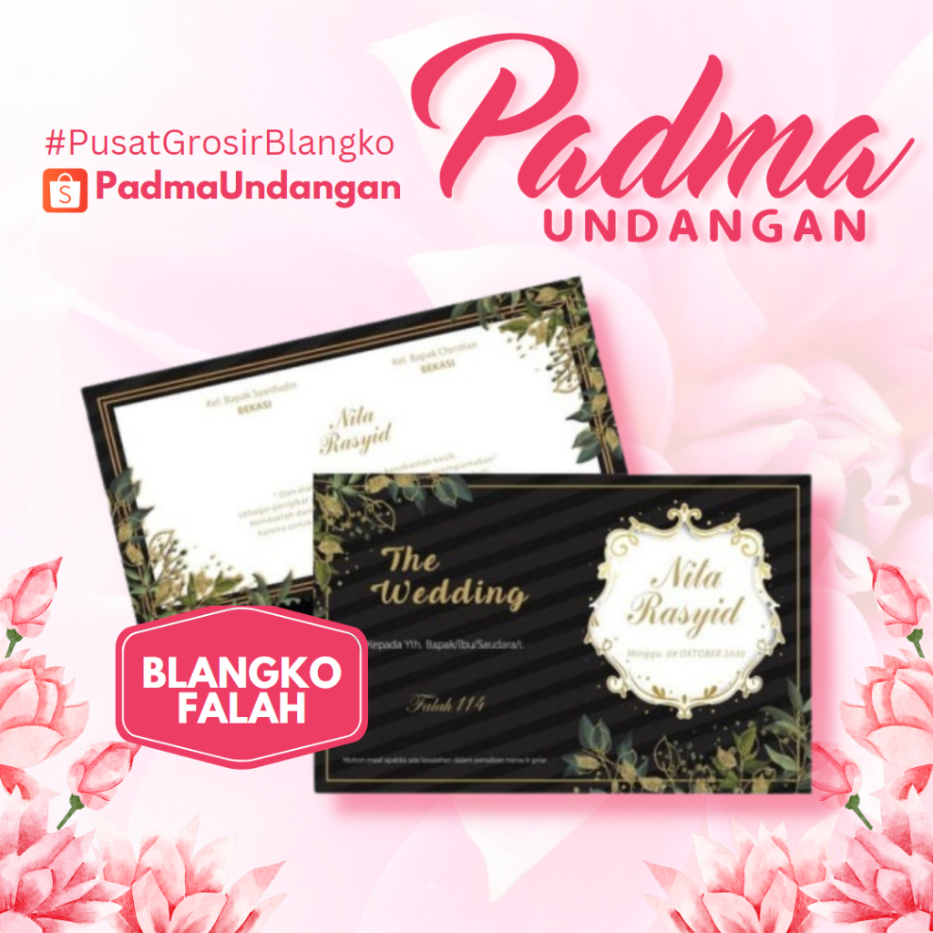 Blangko Undangan Falah 114 | PadmaUndangan