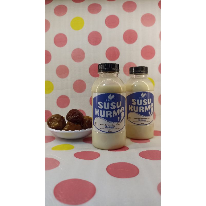 

Susu Kurma Siraz Segar Alami No Sugar