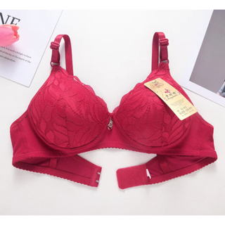 GO!BR1185 BH Bra Renda Wanita Push Up Seksi Seamless Sexy Full Cup Tanpa Kawat Motif Bunga