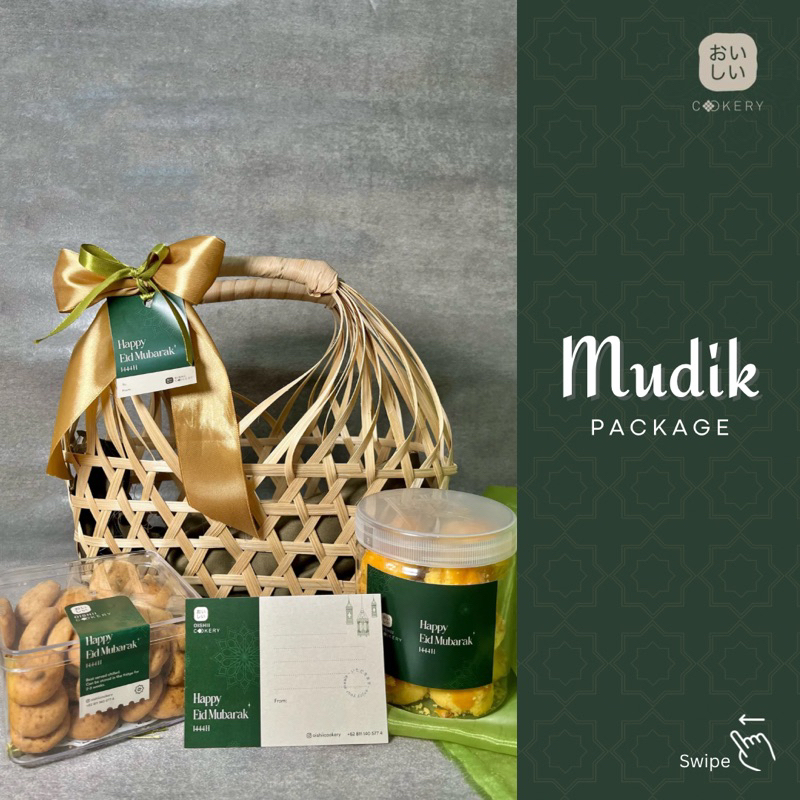 

Mudik Package - Hampers Lebaran / Hampers Idul Fitri / Hampers Ramadhan / Kue kering / Nastar / Cookies