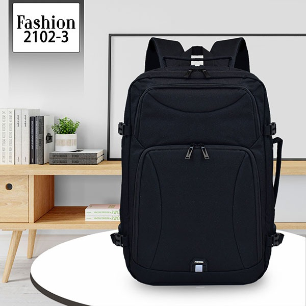 Tas Ransel Pria 2102-C (Bahan 3) (YAMI) Kanvas ( Polyester Ant Knitted Fabric )