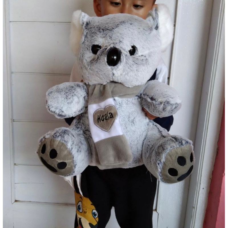BONEKA KOALA SYAL BONEKA HEWAN KOALA BAHAN SUPER LEMBUT BONEKA MAINAN KOALA
