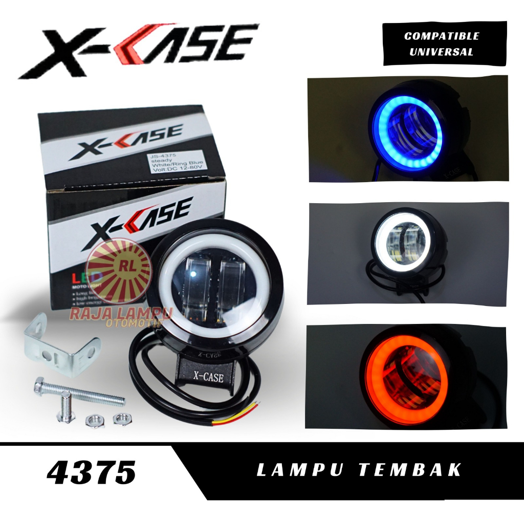 LAMPU TEMBAK DAYMAKER MINI 2 MATA LED OWL DAYMAKER WATERPROOF UNIVERSAL MODEL BULAT