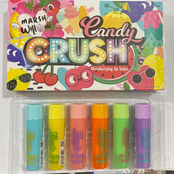 Marshwillow Candy Crush Moisturizing Lip Balm by Natasha Wilona | Pelembab Bibir_BPOM