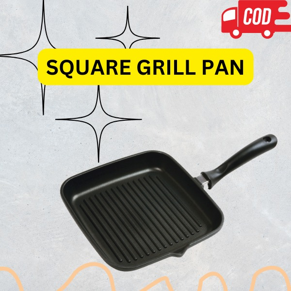 Panci BBQ Square Grill Pan Wajan BBQ Serbaguna