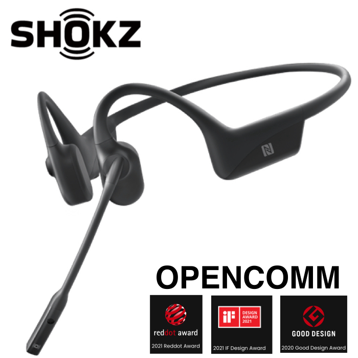 Shokz Opencomm Open ear bone conduction headphone Wireless