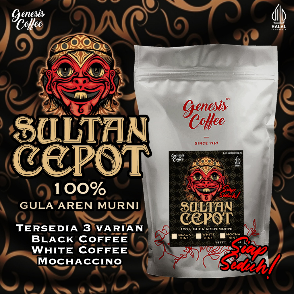 

PREMIUM SULTAN CEPOT BLACK / 2 IN 1 SIAP SEDUH