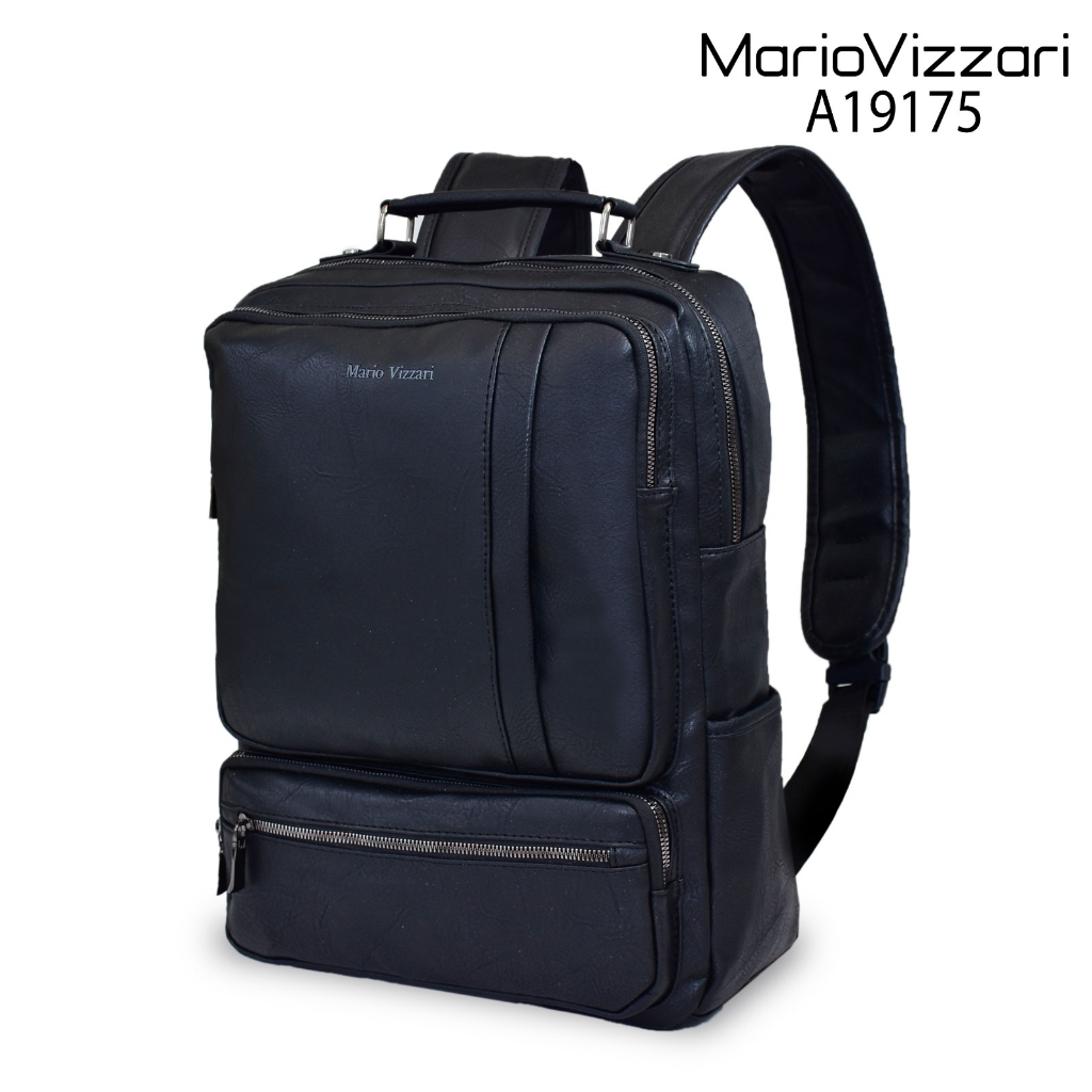 Tas Ransel Pria Kulit Mario Vizzari A19175 - Laptop (Deacon)