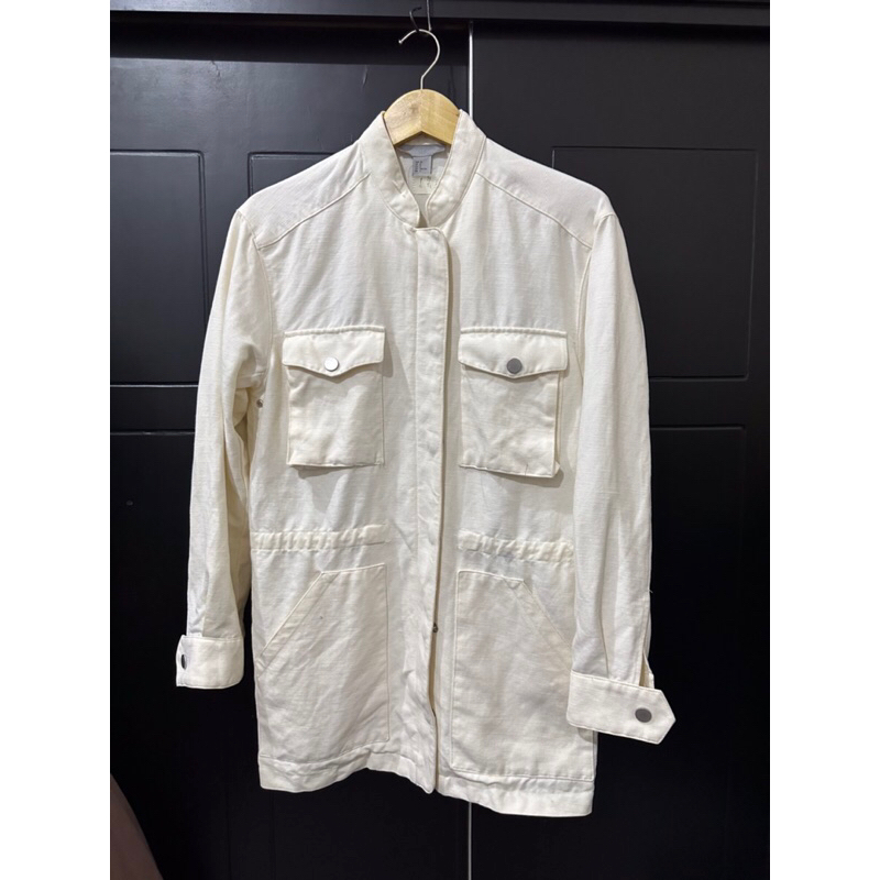 jaket parka denim tebal L H*m