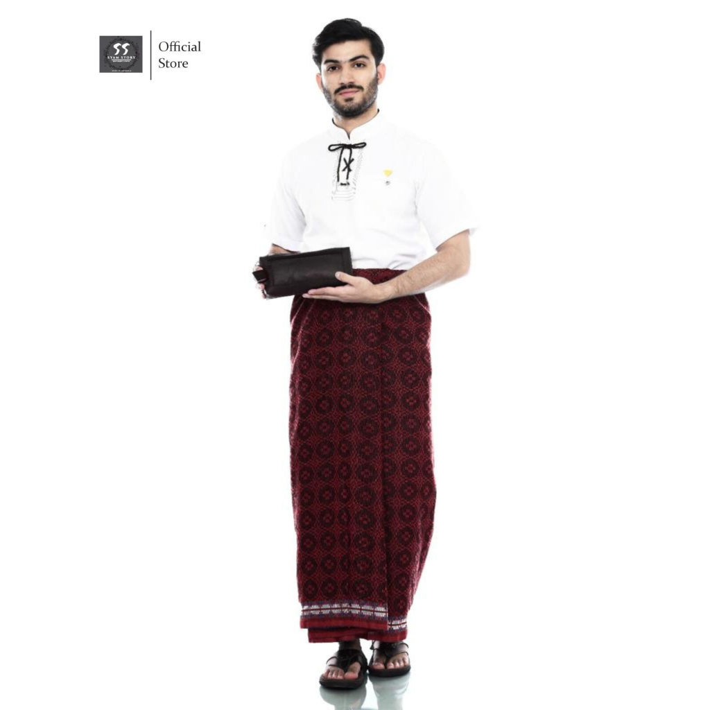 Sarung Dobbi Rayon Corak Hujan Traveling Pouch Sarung Full Dobbi Nusantara