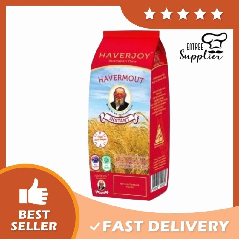 

Haverjoy Australian Oats INSTANT 1kg | Gandum Havermout - MERAH