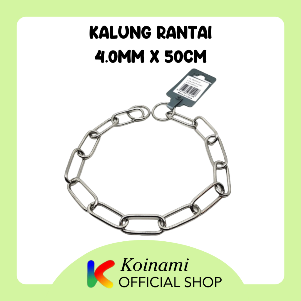 Rantai 4.0mm X 50cm / Rantai Besi Untuk Anjing