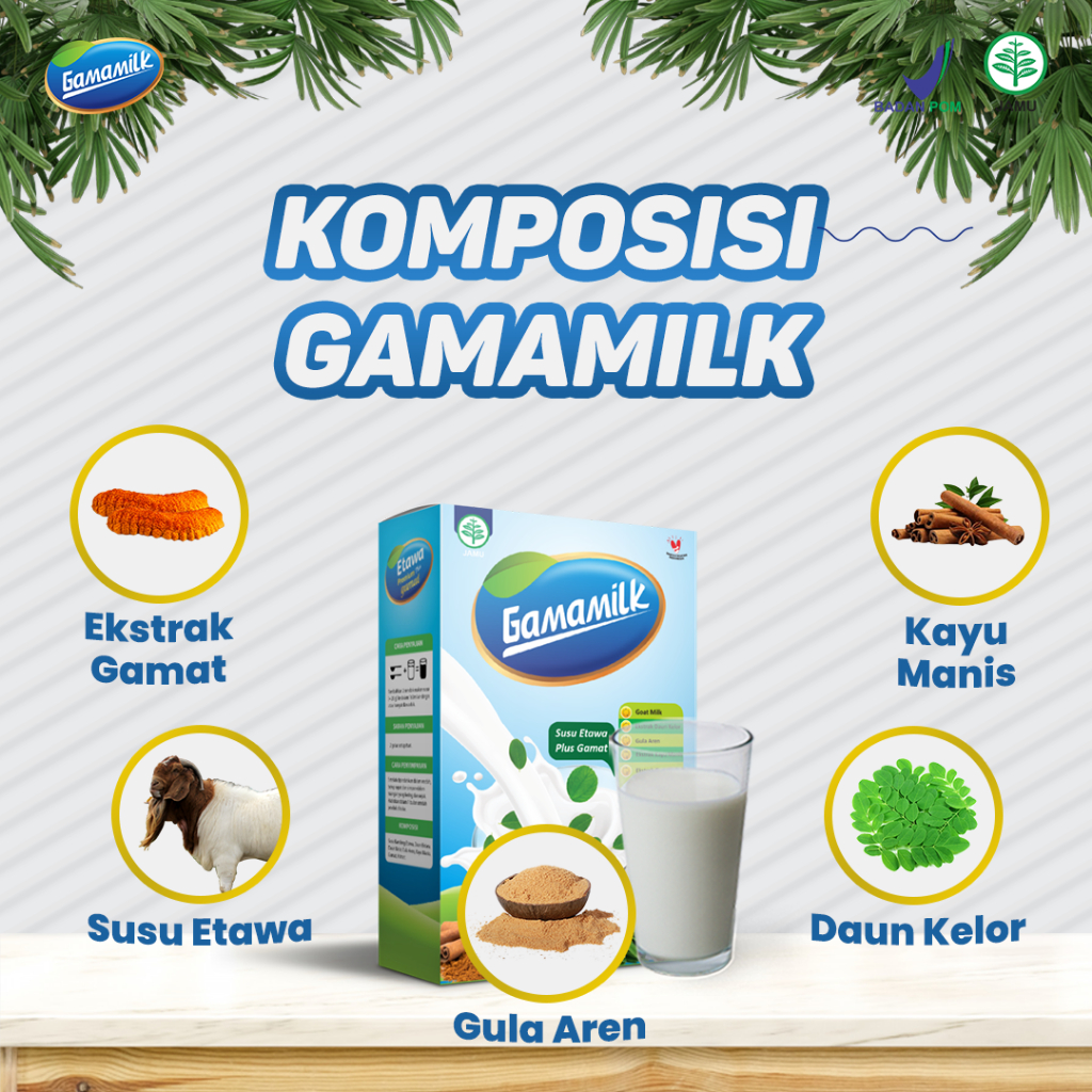 GAMAMILK SUSU ETAWA PREMIUM TERBAIK ATASI NYERI SENDI DAN TULANG 100% ORI