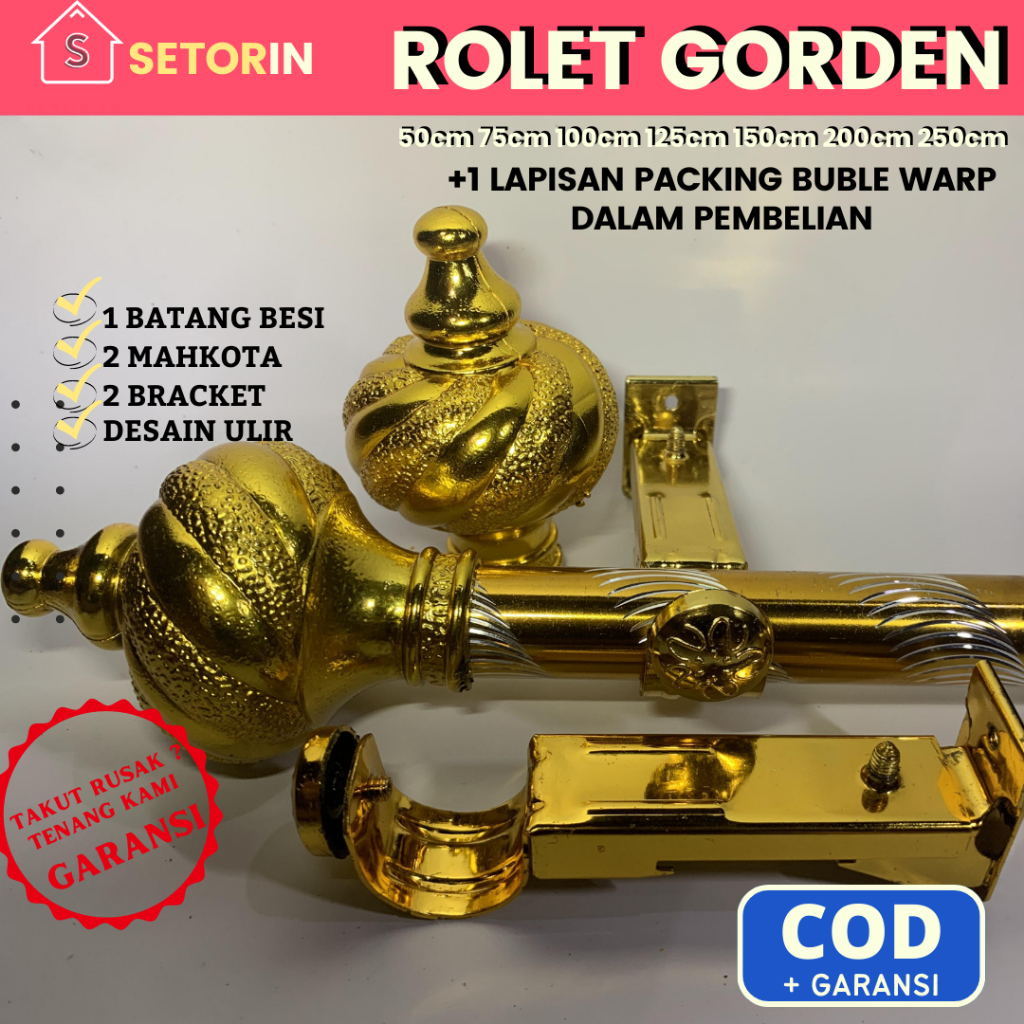 BESI GORDEN BATANG GORDEN FULL SET GORDEN BESI