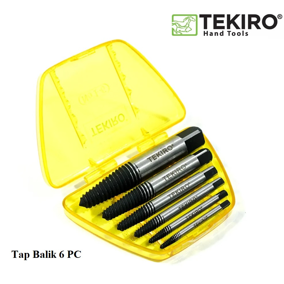 Tekiro Screwdriver Extractor Set / Tap Balik 6 pc Murah / Tap Balik Set 6 Pcs