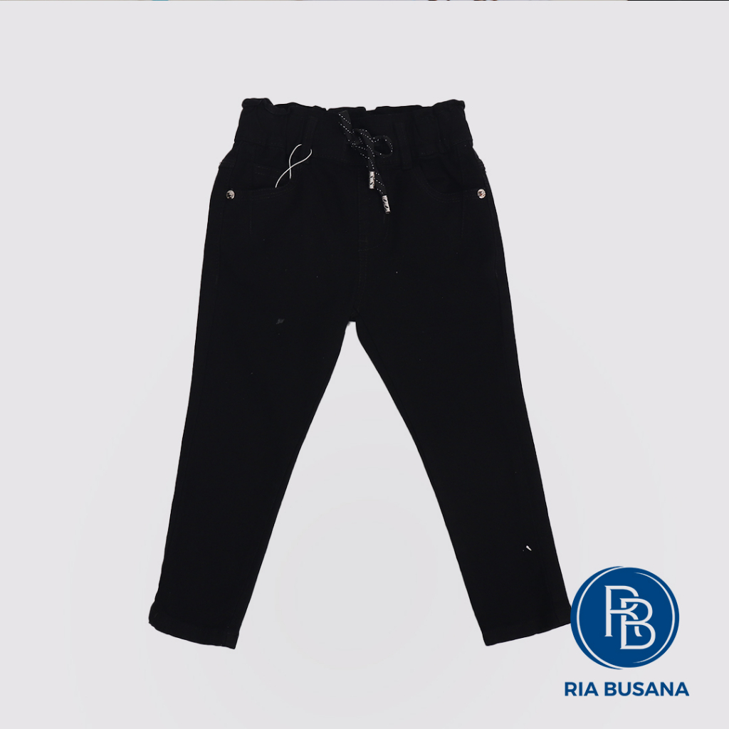 Ria Busana - Meily - Celana Legging Anak Perempuan Hitam Art. MPJ66802LL