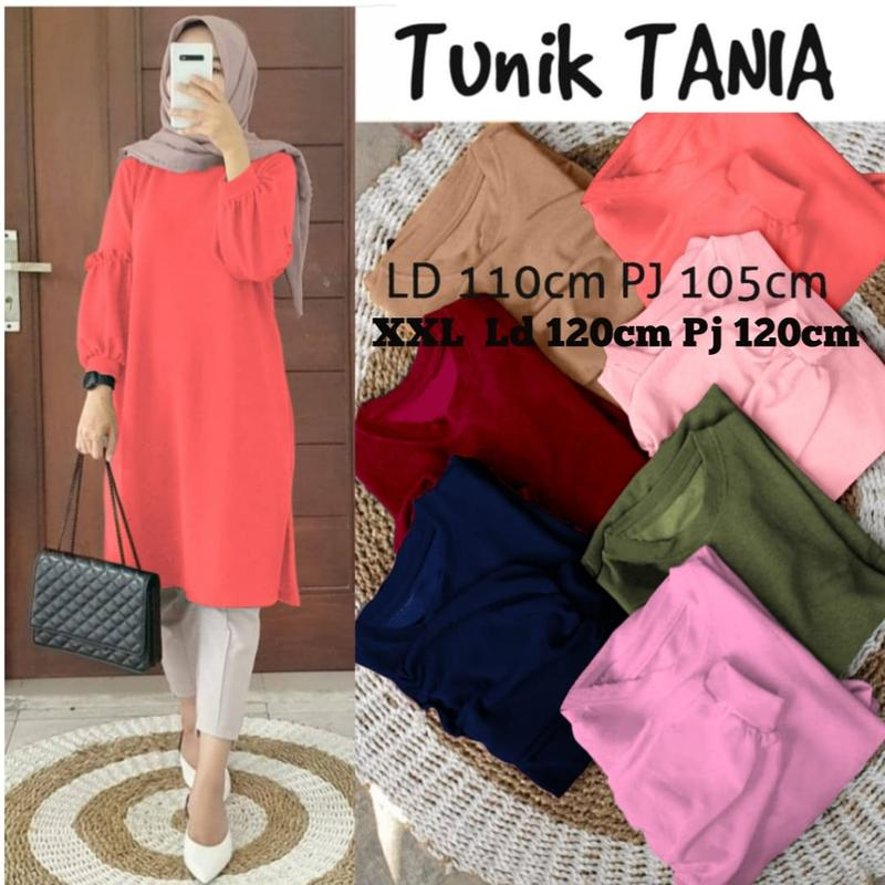 GR TUNIK TANIA  BABYTERRY PREMIUM BERKUALITAS