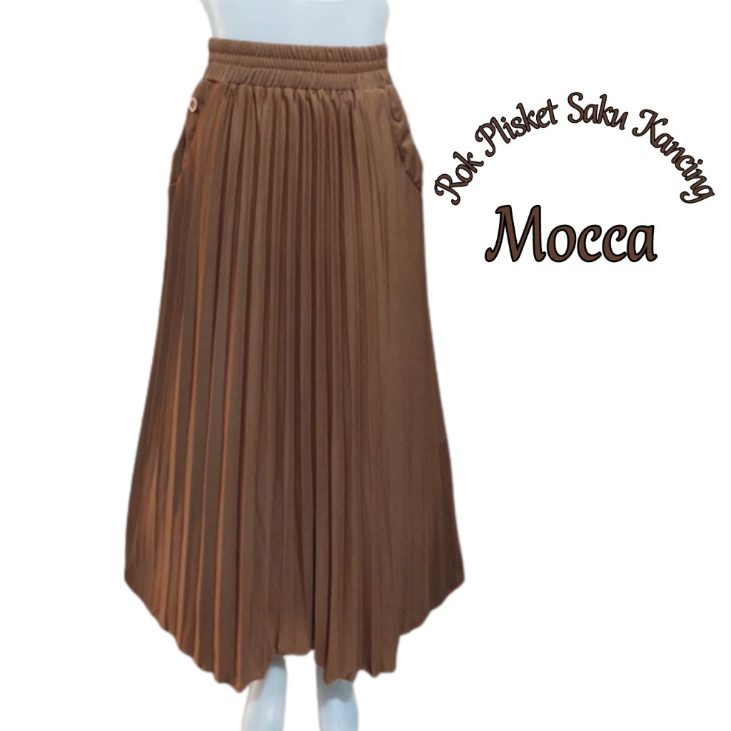 GS-ROK PLISKET PANJANG (ADA SAKU NYA)/ROK PLISKET WANITA/ROK PLISKET PREMIUM/ROK MUSLIM/ROK MAXY