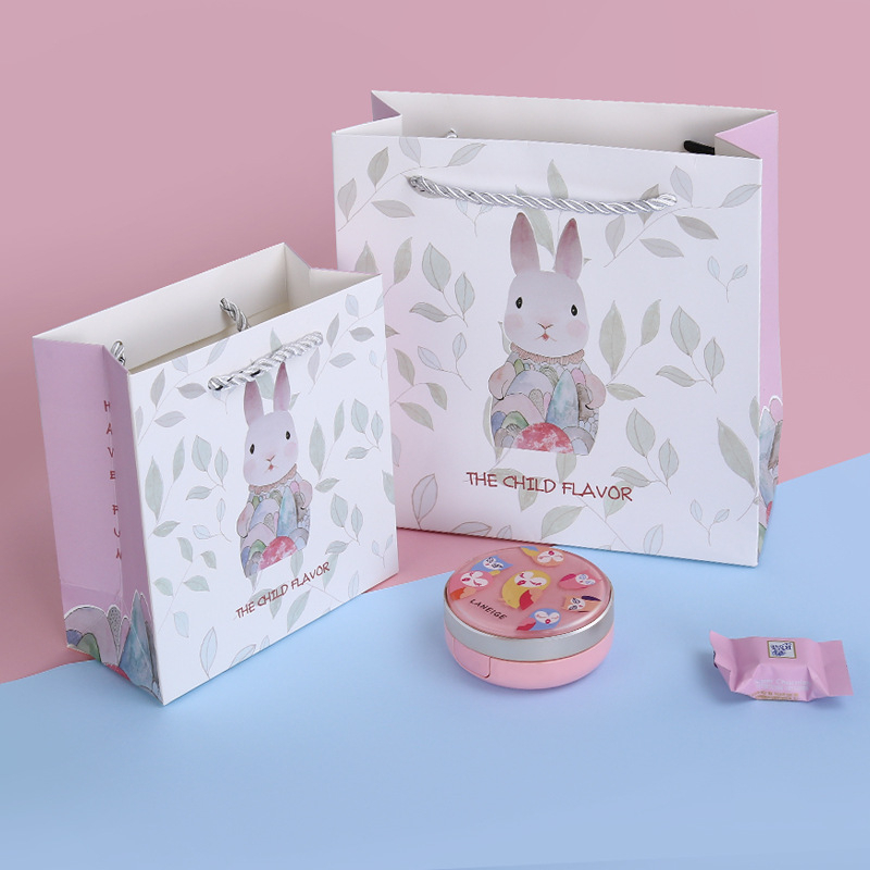 

Paper Bag Souvenir Kado Kantong Kertas Aesthetic Kartun Lucu Kelinci Rabbit Bunny