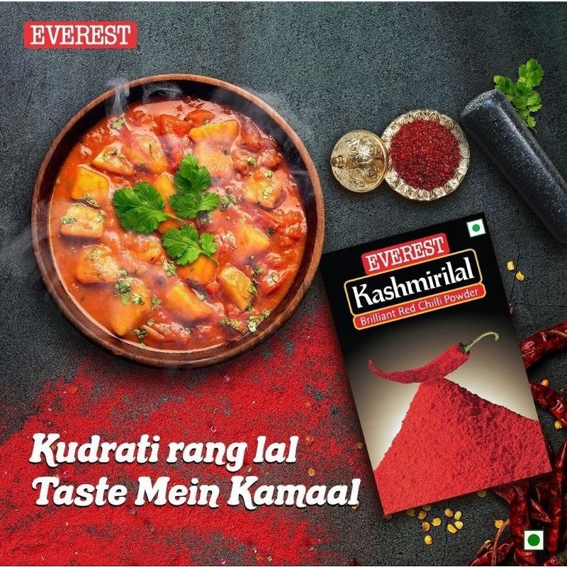 

Everest Kashmirilal Chilli | Cabe Bubuk India