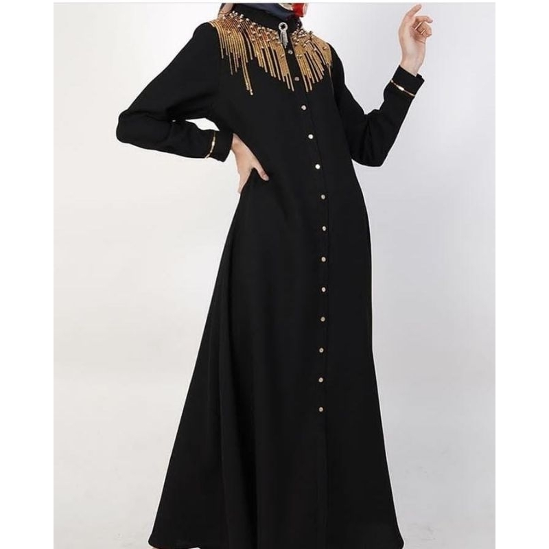 0Hikmat Fashion Original C2966/ Abaya Hikmat C2966