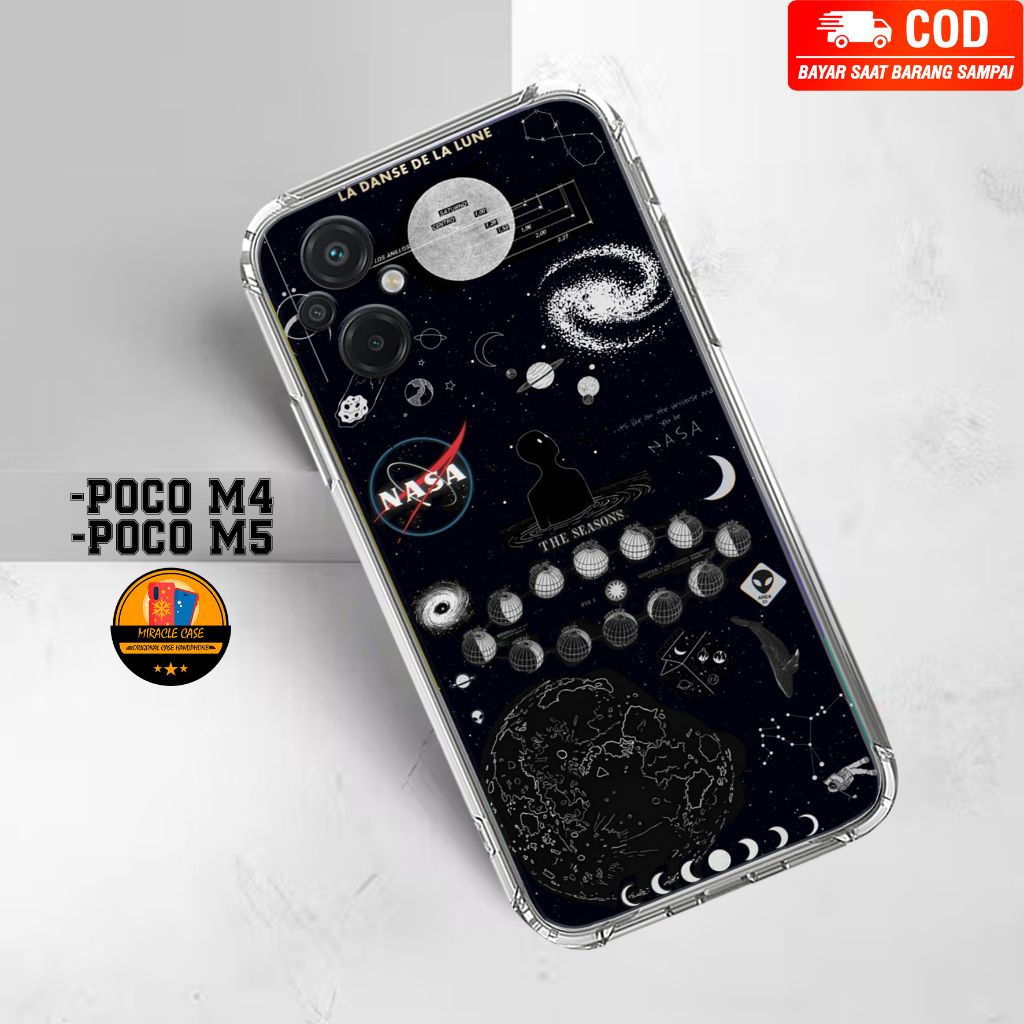 Case POCO M4 / POCO M5 - Casing POCO M4 / POCO M5 Terbaru 2023 MIRACLE CASE [ N4S4 ] Silikon POCO M4