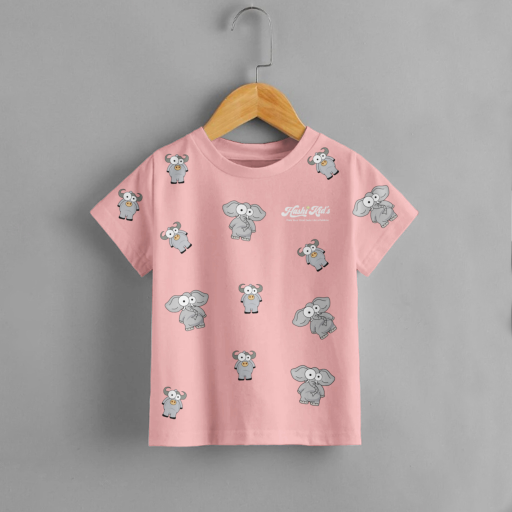 Kaos Anak Buffalo &amp; Elephant - Atasan Wanita Dan Pria