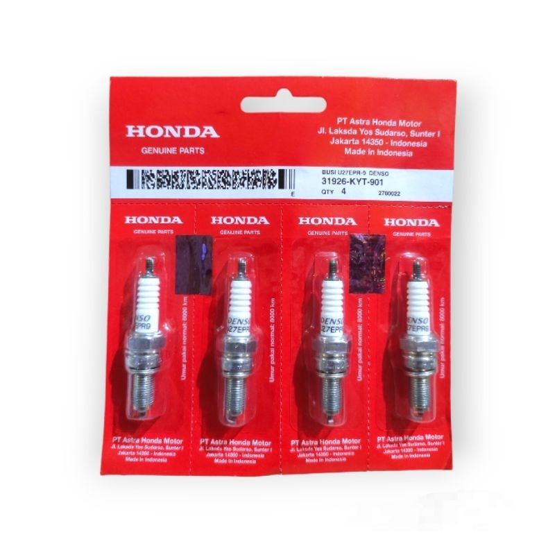 Busi - Spark Plug U27EPR-9 (Denso) Original AHM 100%